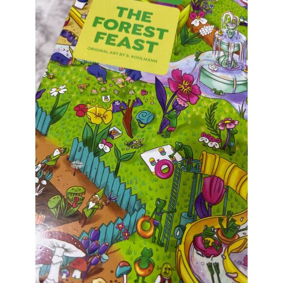 The Forest Feast 1000 Jigsaw Puzzle Magic Puzzle Company Series Two S. Coleman - Picture 4 of 12